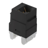 Cat 6 RJ45 Keystone Connector - Black