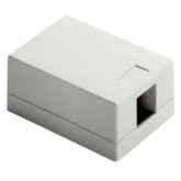 Surface Mount Box 1-Port - White