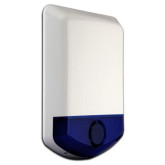 Wireless Outdoor Siren Blue Lens