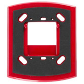 Watertight Plate Wall Horn/Strobe Red