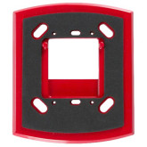 Watertight Plate Wall Horn/Strobe Red
