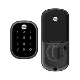 Touchscreen Z-Wave-Key Free Deadbolt - Black Suede