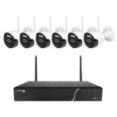 8 Channel Wireless NVR Kit with Six 2MP Wireless IP Cameras - 2TB